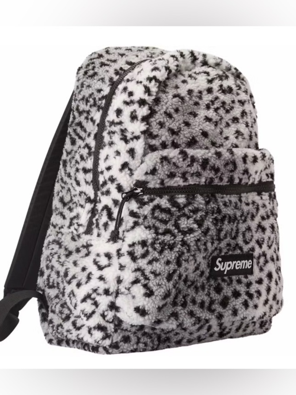 Supreme Leopard Fleece Backpack